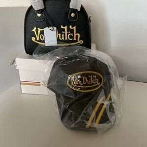 Von Dutch Black and Gold Accessory Set